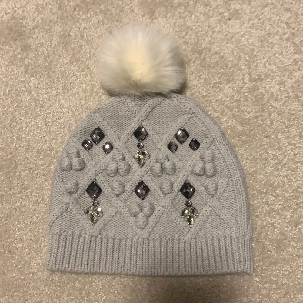 CLUB MONACO - Grey Toque with Jewels